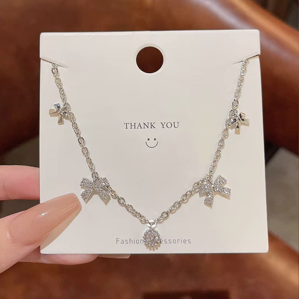 Bow Charms Necklace