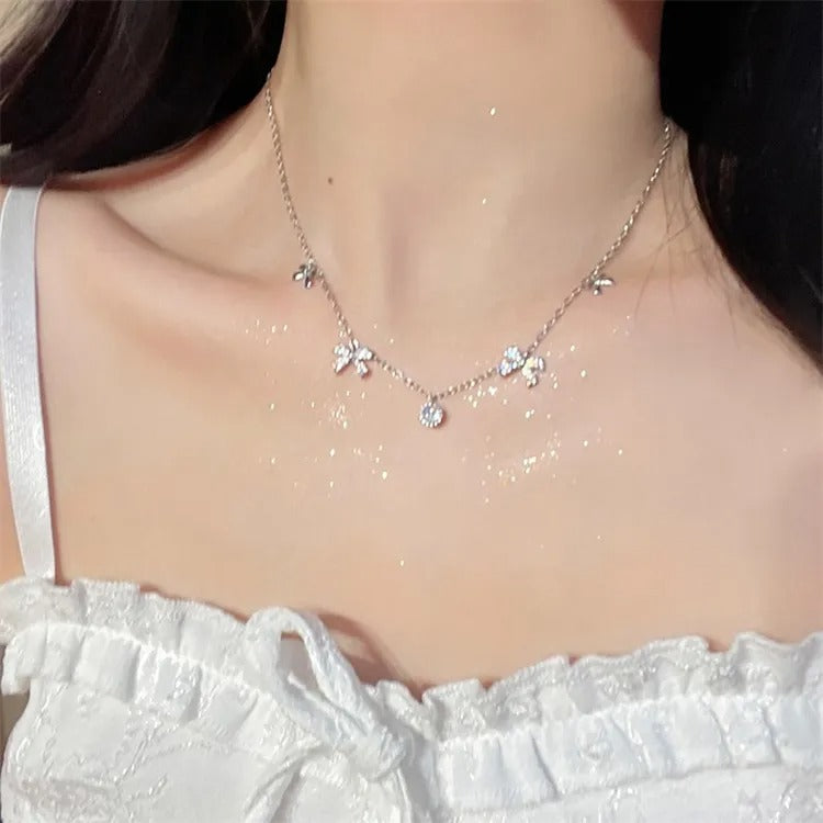 Bow Charms Necklace