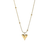 3 pairs Heart Pendant Classic Heart Charm Necklace for girls pendant combo set