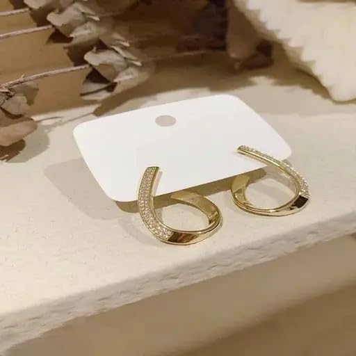 Korean Goldiwala Gold Stud Earrings