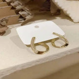 Korean Goldiwala Gold Stud Earrings