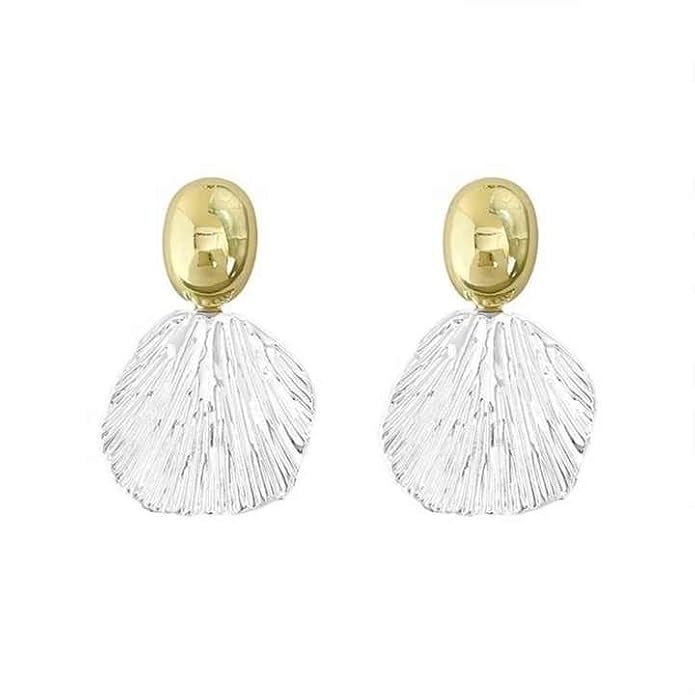 Korean Jewellery Stylish Drop Golden Silver earing