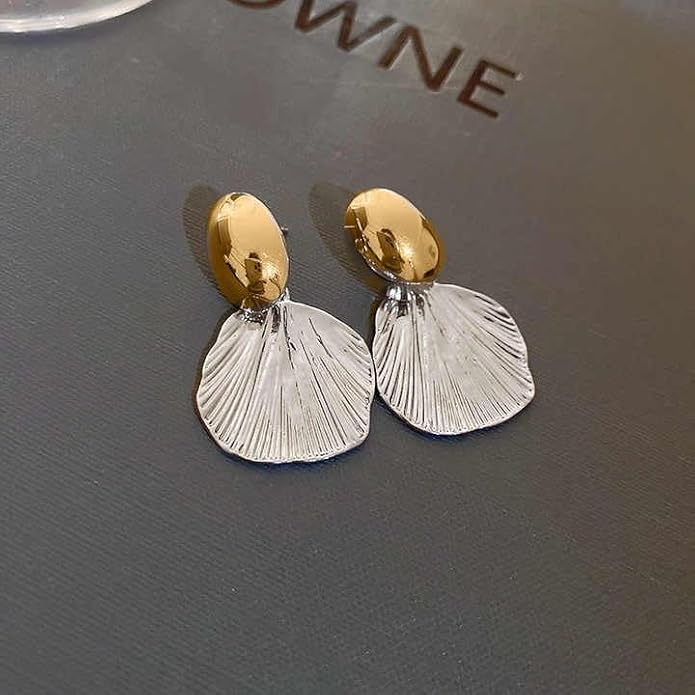 Korean Jewellery Stylish Drop Golden Silver earing