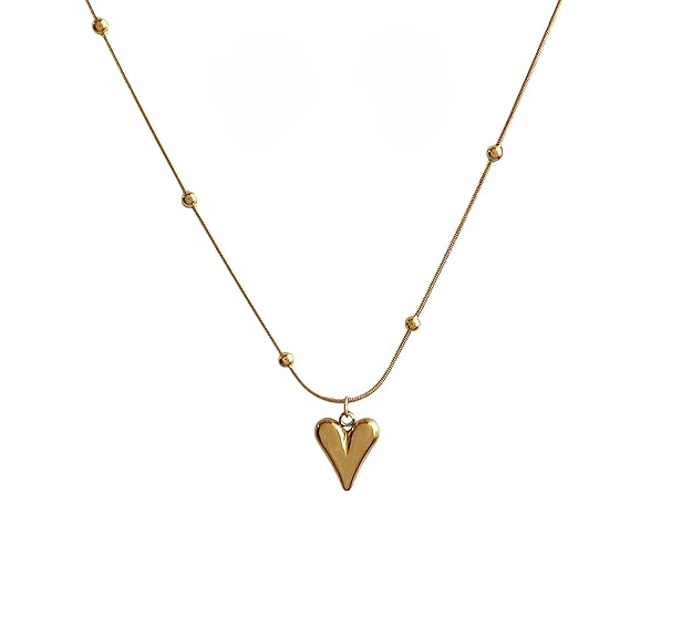 Heart Pendant with Chain | Fashion Jewellery Classic Heart Charm Necklace for girls pendant combo set