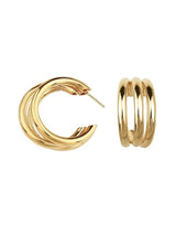 Korean Earrings Triple Balie Shape Unique Earrings