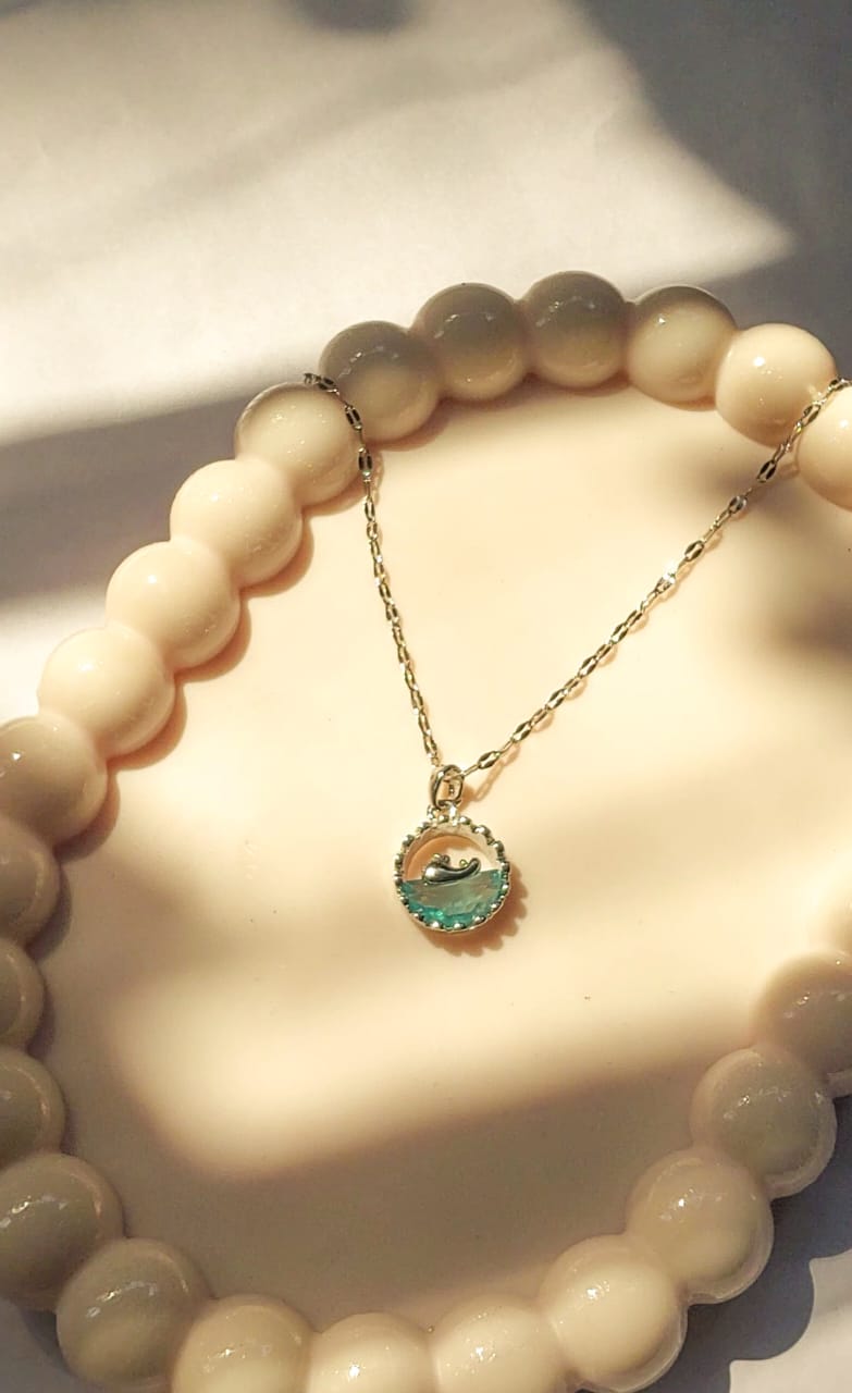 💙🐬 Ocean Dream Dolphin Pendant Necklace ✨️