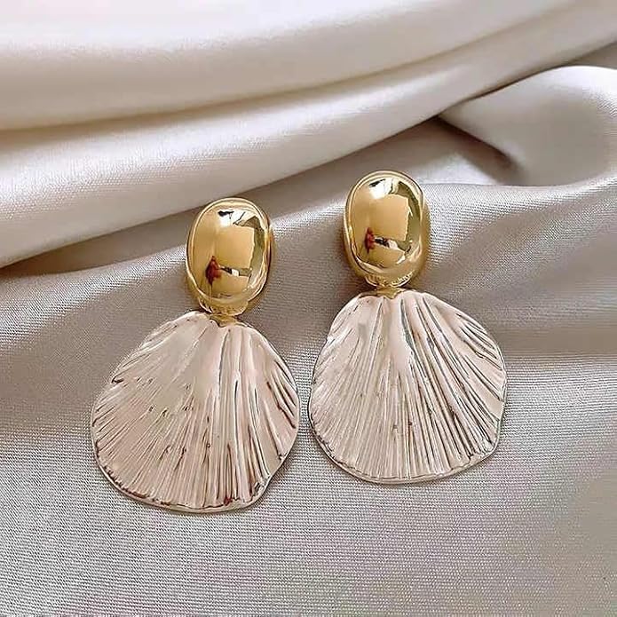 Korean Jewellery Stylish Drop Golden Silver earing