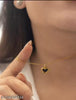 Black heart pendent with chain for Cuties