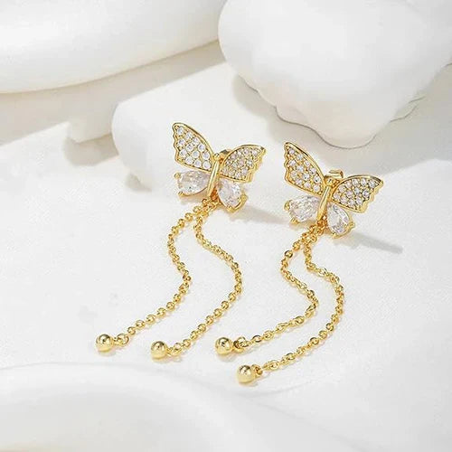 Butterfly Tassel Earring