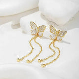 Butterfly Tassel Earring
