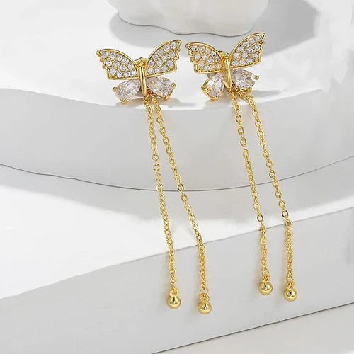 Butterfly Tassel Earring