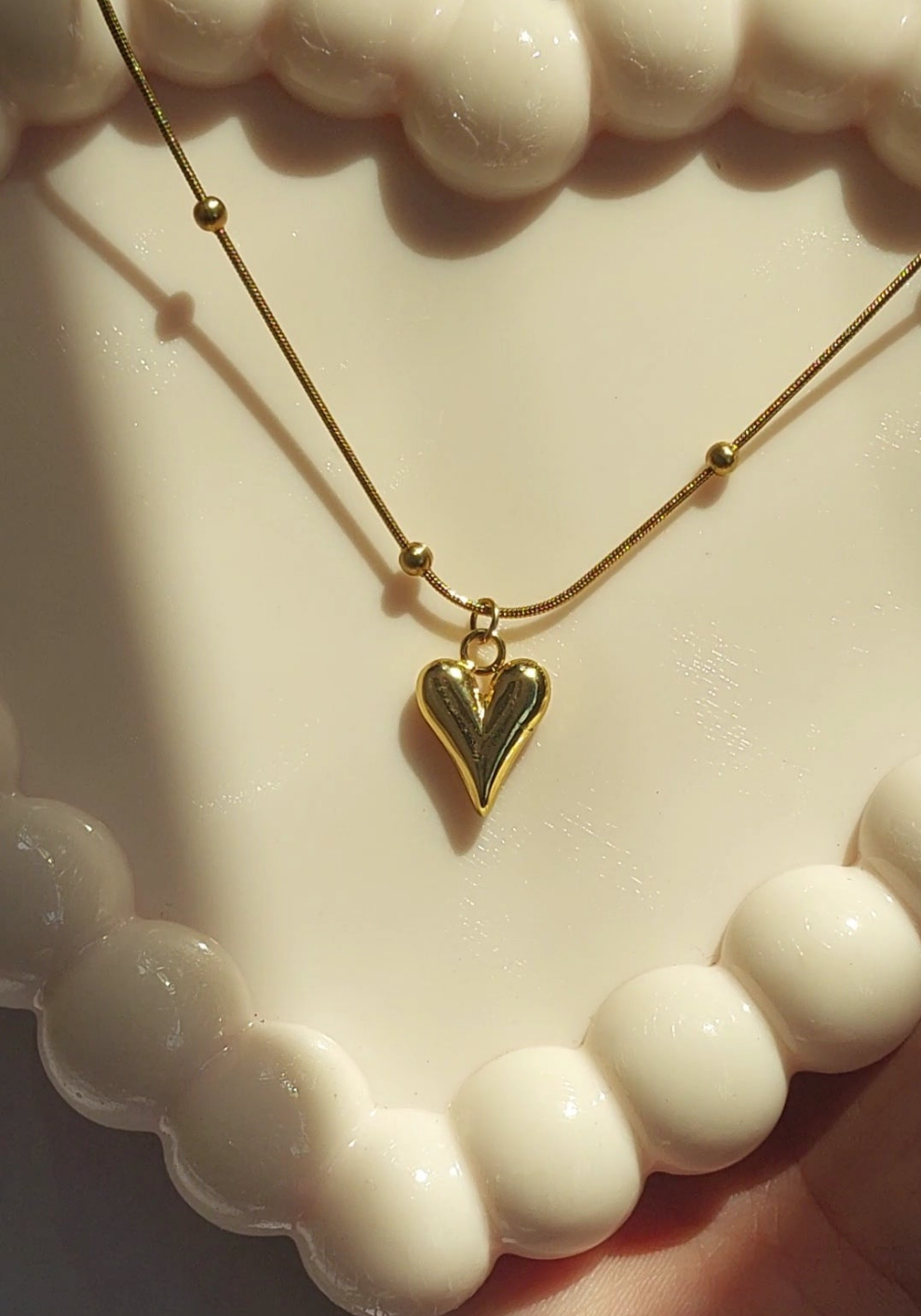 💛🖤 Golden Glow x Midnight Heart Necklace Combo ✨️