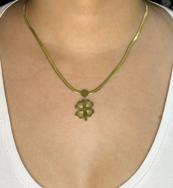 Golden Bloom Anti-tarnish Necklace