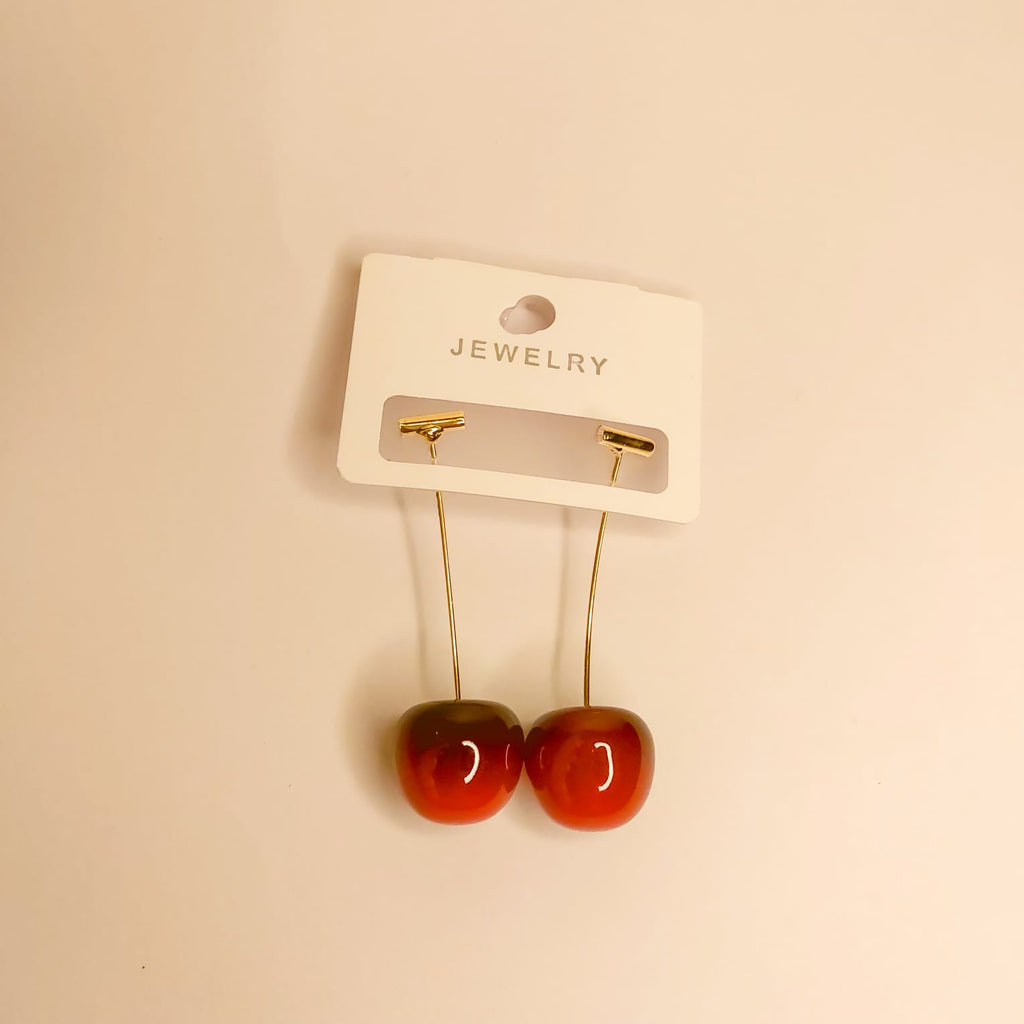 korean cherry earring for GIrl&women