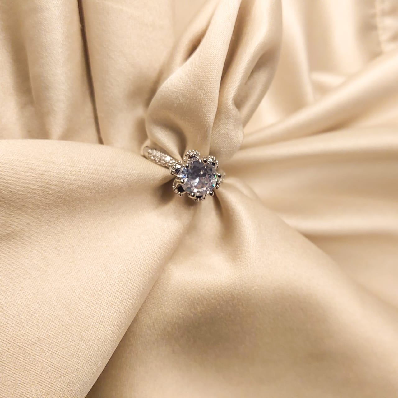 Emily in Dreams Solitaire Ring