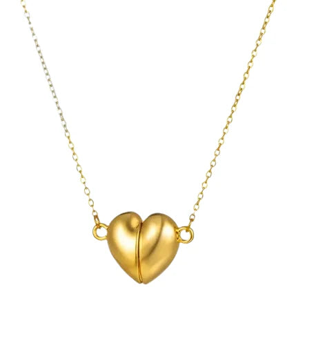 3 pairs Heart Pendant Classic Heart Charm Necklace for girls pendant combo set