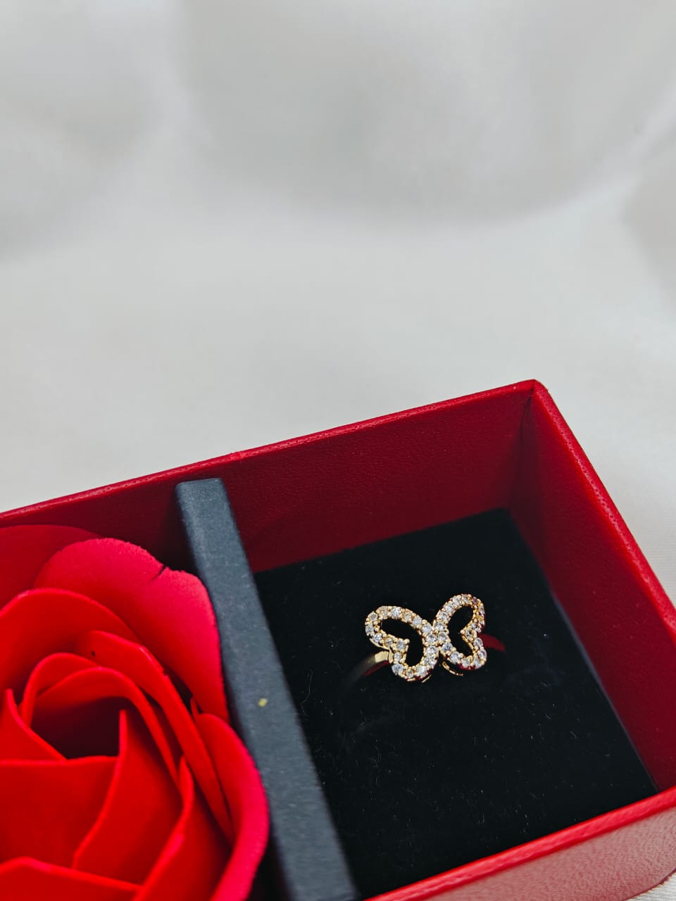 Golden color  Butterfly Ring