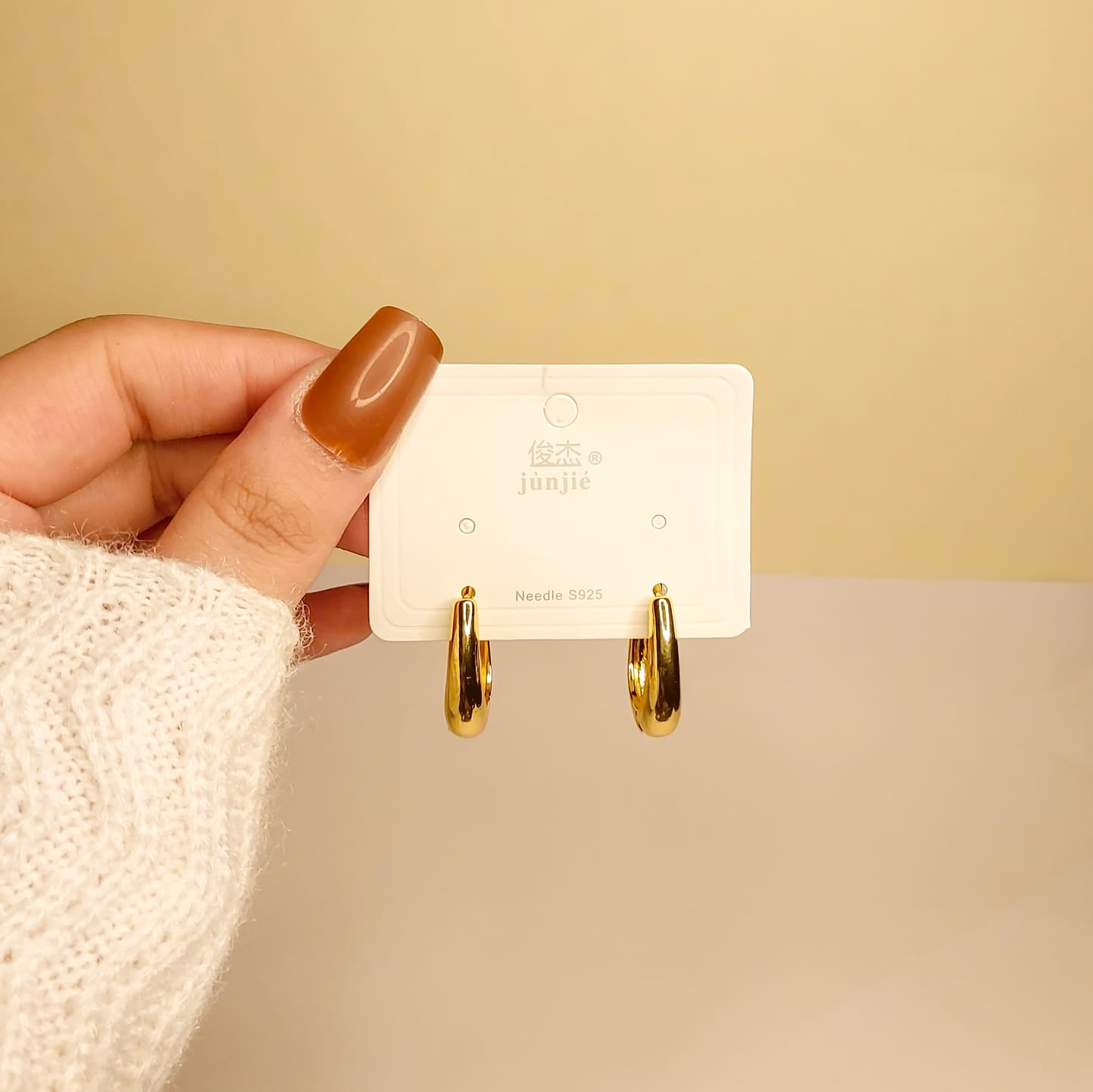 Fashionable stainless steel korean trendy beautiful princess earrings