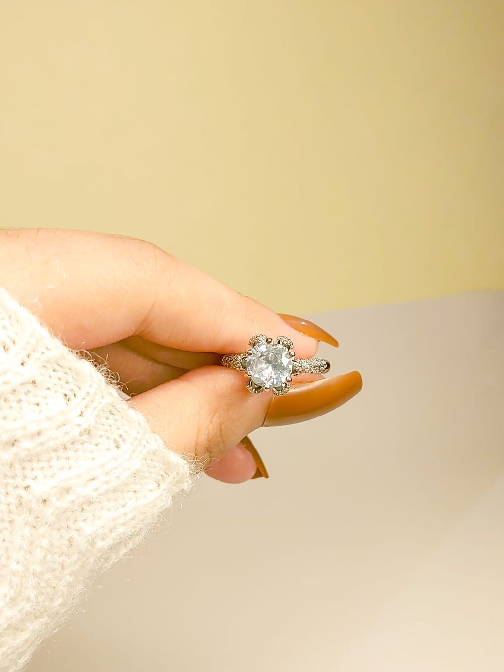 Emily in Dreams Solitaire Ring