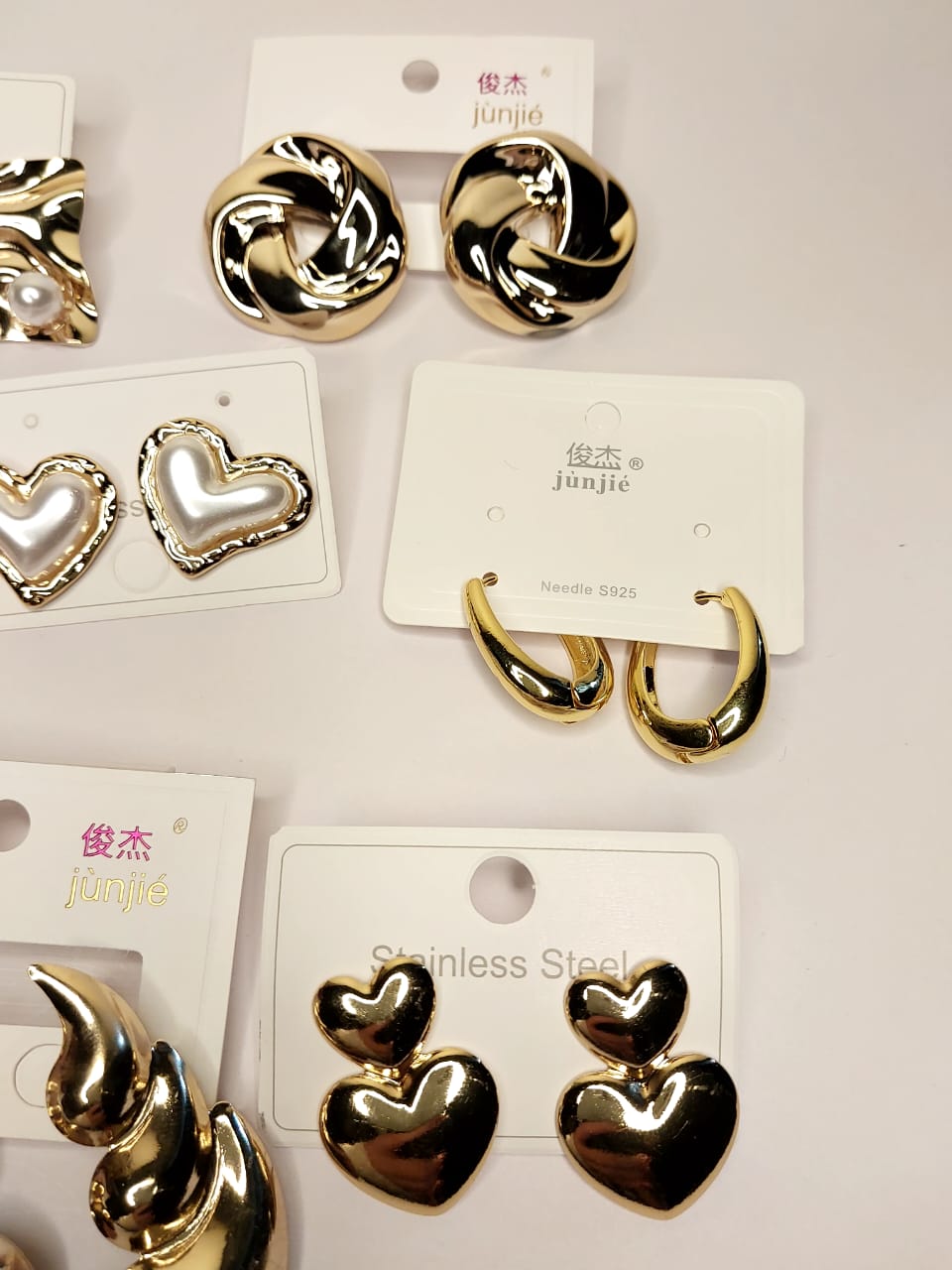 8 Combo Pack of Anti-Tarnish Korean Earrings for Women & Girls | Trendy Daily Wear Jewellery