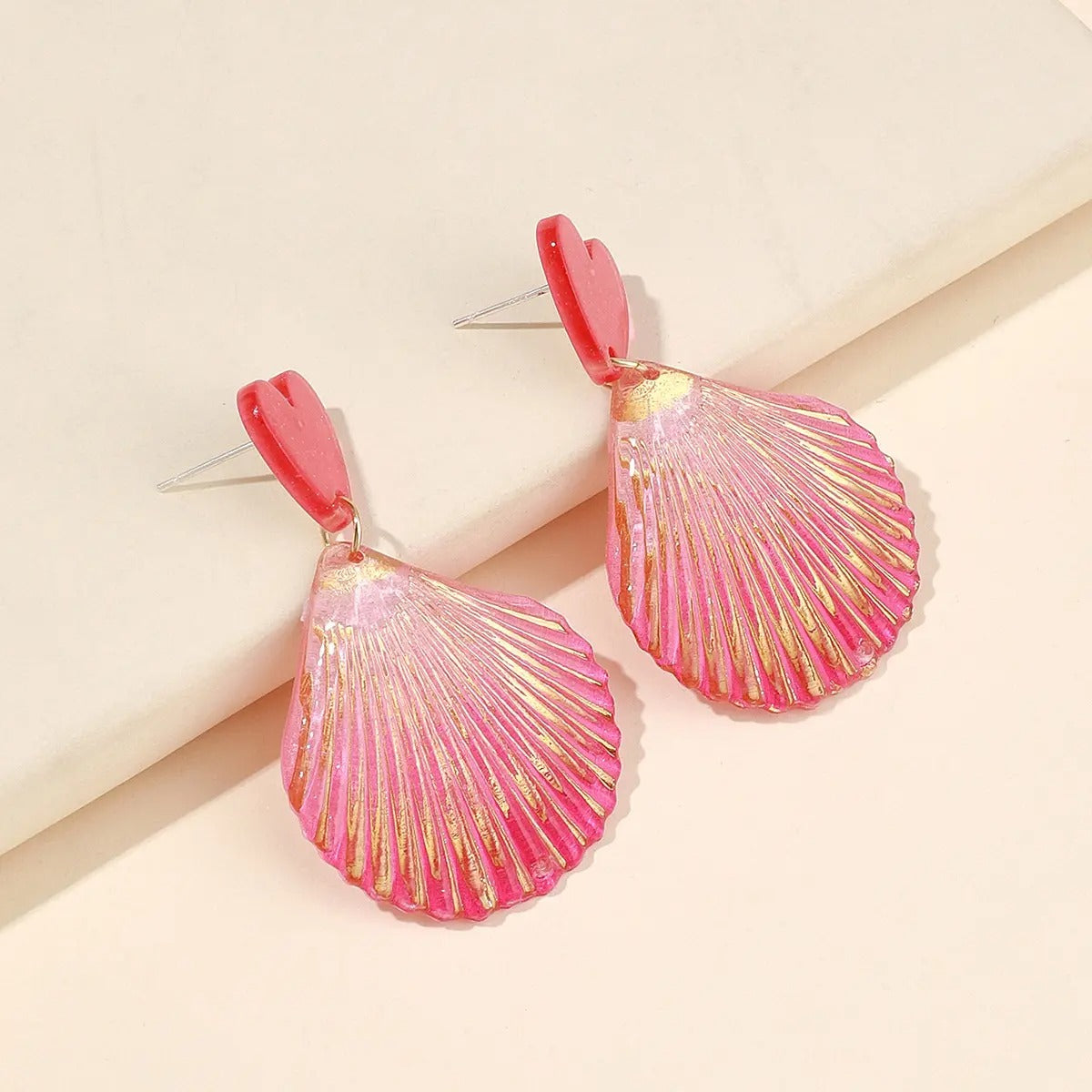 Candy Colors Ocean Shell Drop Earrings