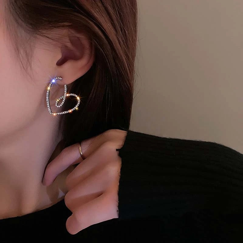 Heart Loop Earrings