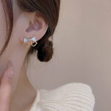 Minimal Bowknot Stud Earrings