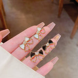 Minimal Bowknot Stud Earrings