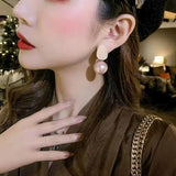 korean Design Earring For Girls & Women Alloy Drops & Danglers