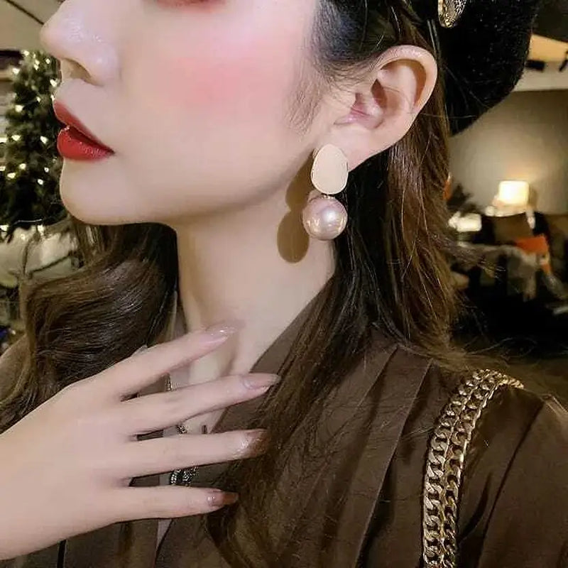 korean Design Earring For Girls & Women Alloy Drops & Danglers