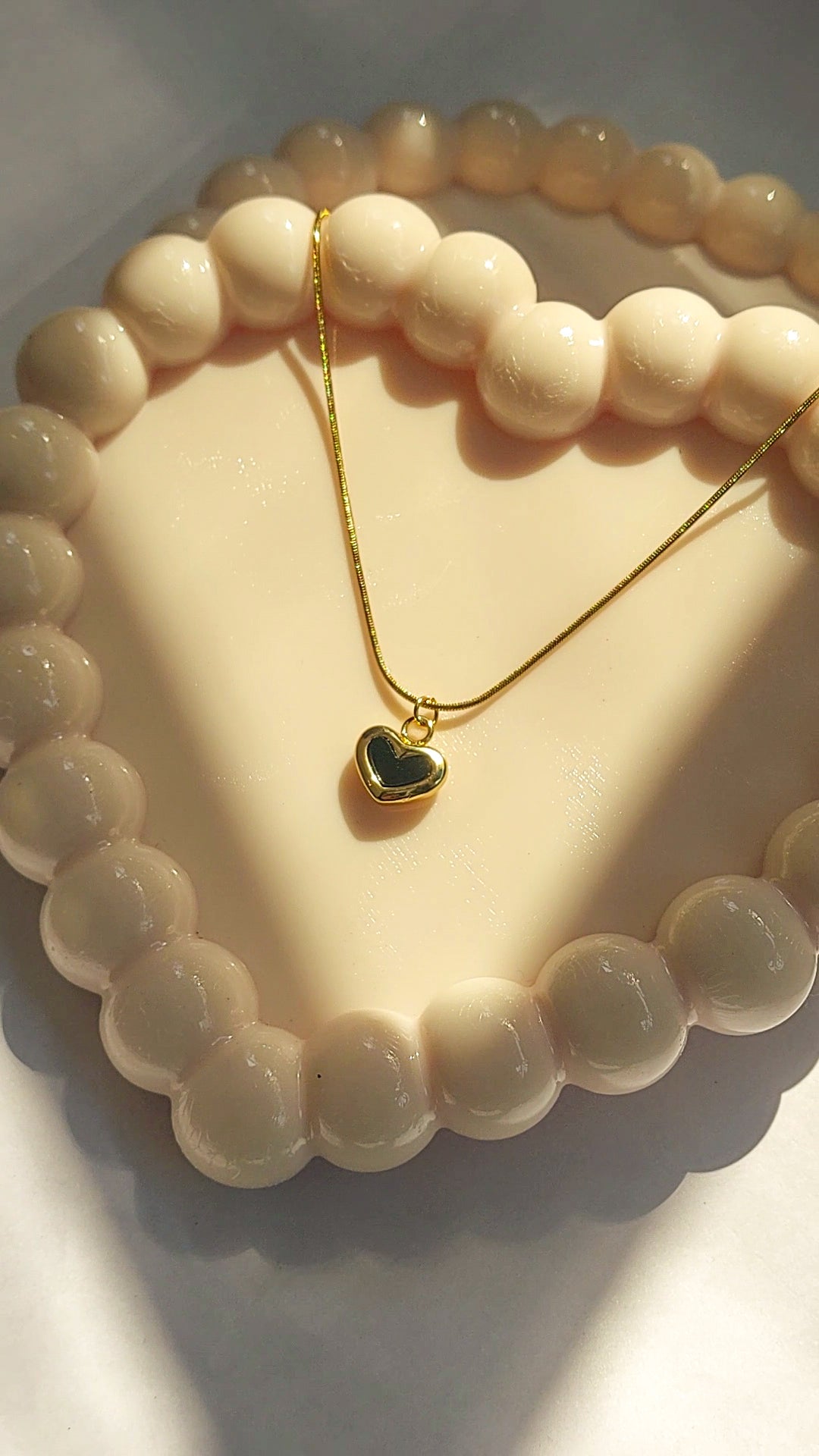 Midnight Heart Pendant Necklace 🖤