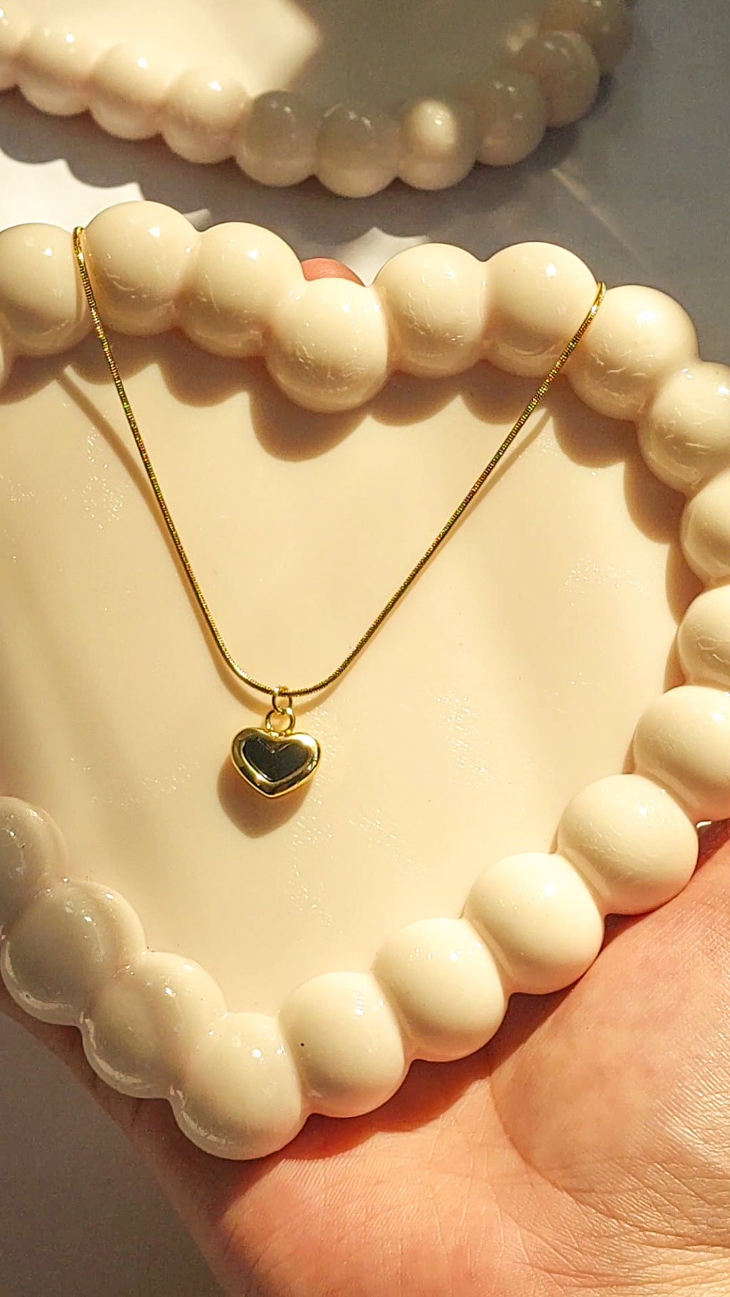 💛🖤 Golden Glow x Midnight Heart Necklace Combo ✨️