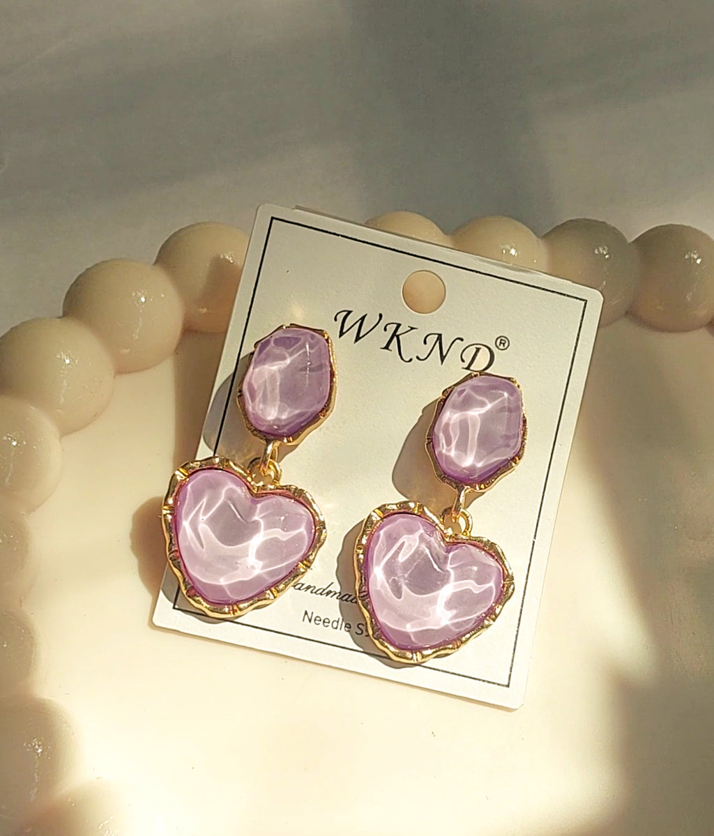 SHINOBU LILAC LOVE EARINGS 💜✨️